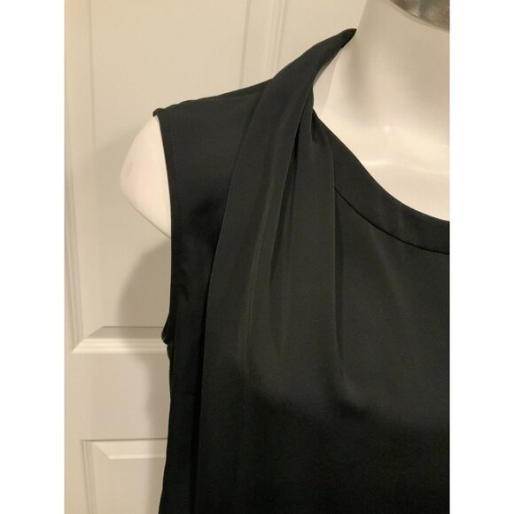 ALLSAINTS Black Sleeveless Shift LBD Halcyon Dress, Size 6 (US) - Picture 4 of 9